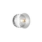 Liila 1 Aplică de Perete/Plafonieră IP44 Large Light Silver/Optic Clear - Nuura