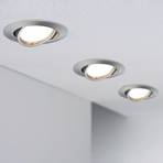 Paulmann Base LED downlight 3-level-dim iron