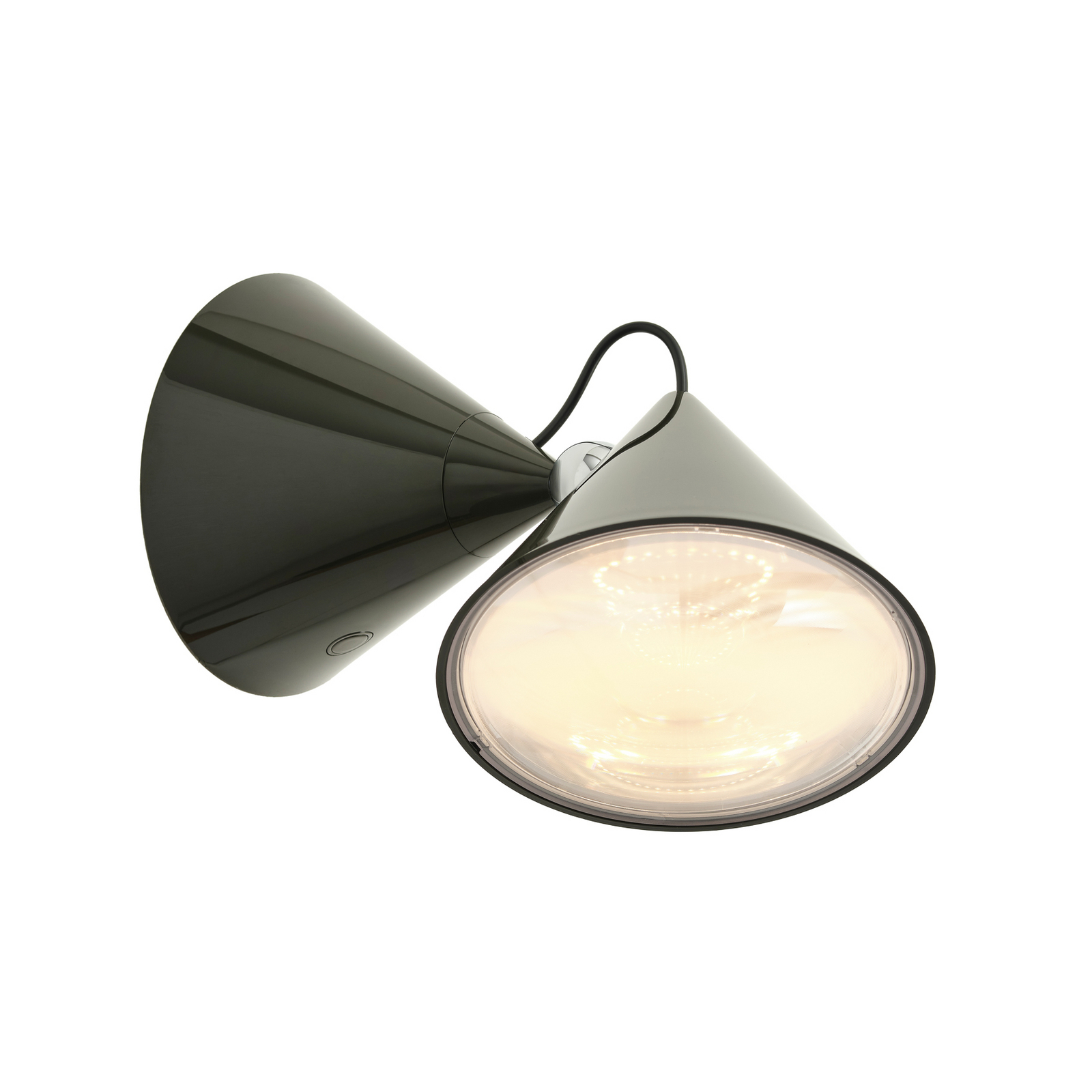 Tom Dixon LED wall light Pose, green, 21 cm, plastic Tom Dixon LED wall light Pose, green, 21 cm, plastic