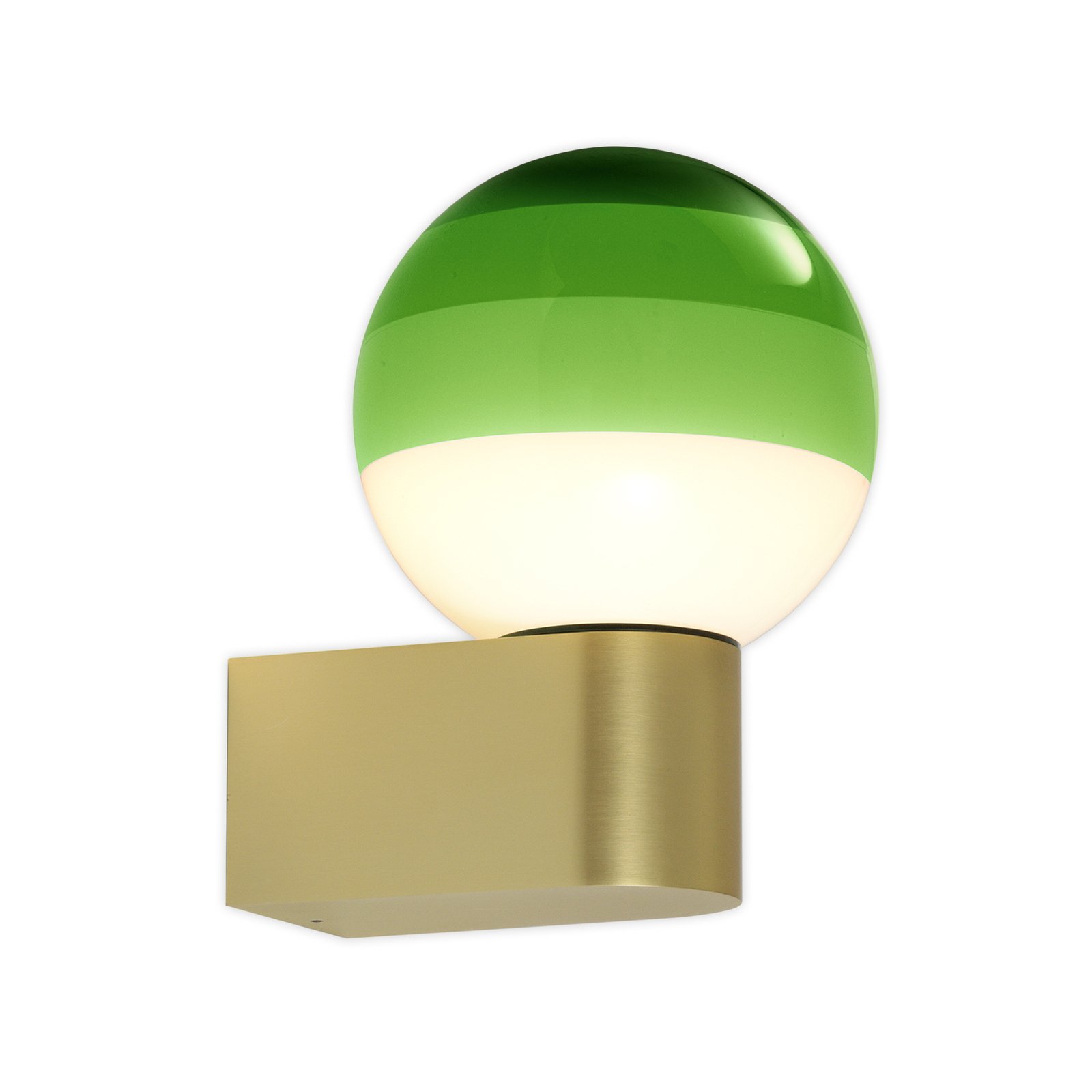 MARSET Dipping Light A1 LED-seinävalaisin, vihreä/kultainen
