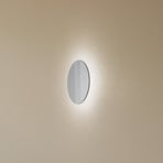 LED mirror Ring S, Ø 19 cm, glass, warm white