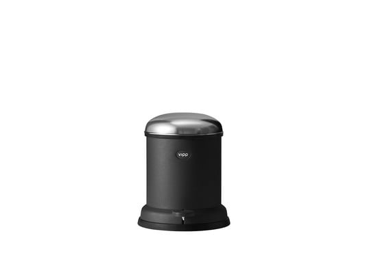 Vipp13 poljettava roskakori, musta, 4 l, teräs - Vipp