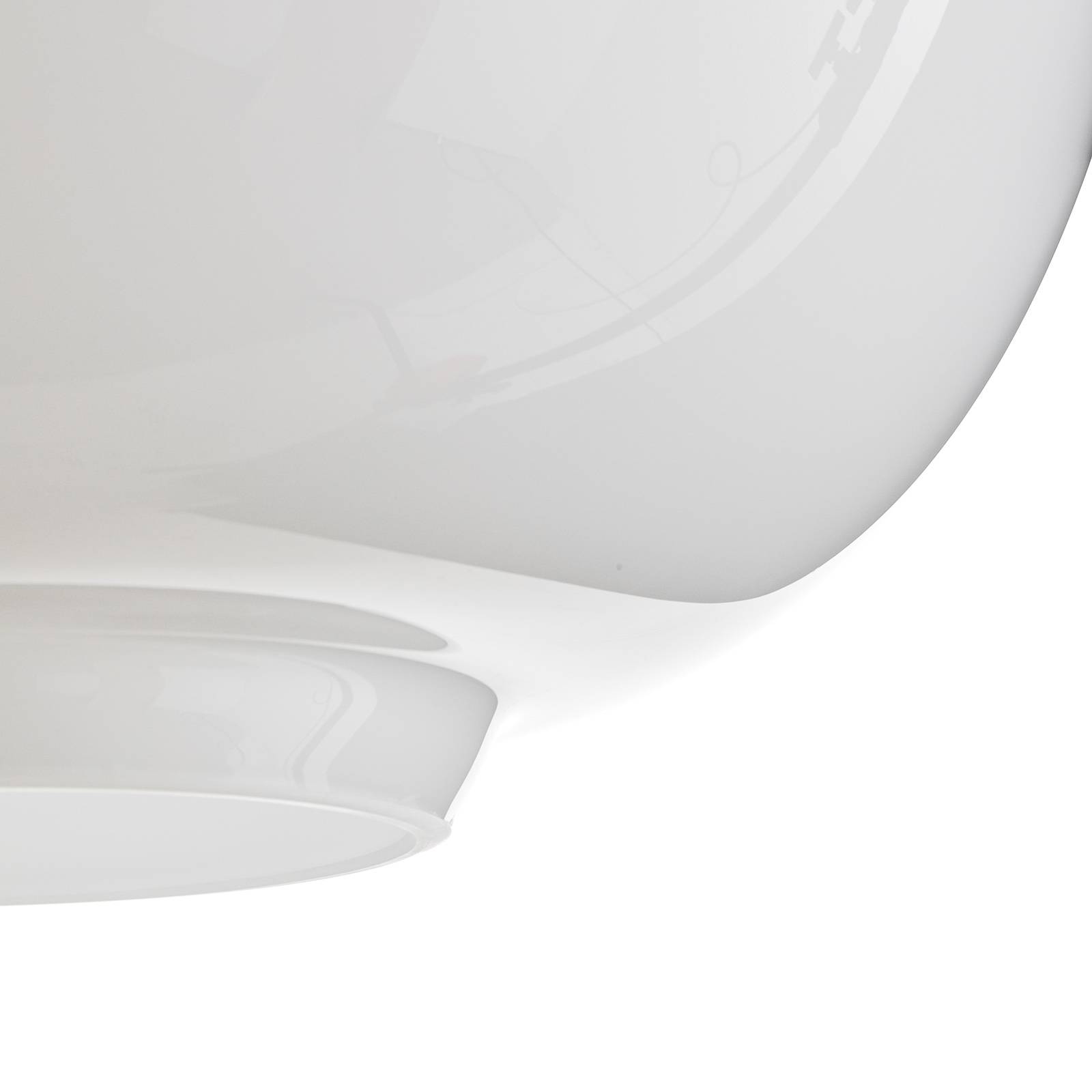 Lampa wisząca Louis Poulsen VL45 Radiohus, Ø 37 cm, białe szkło