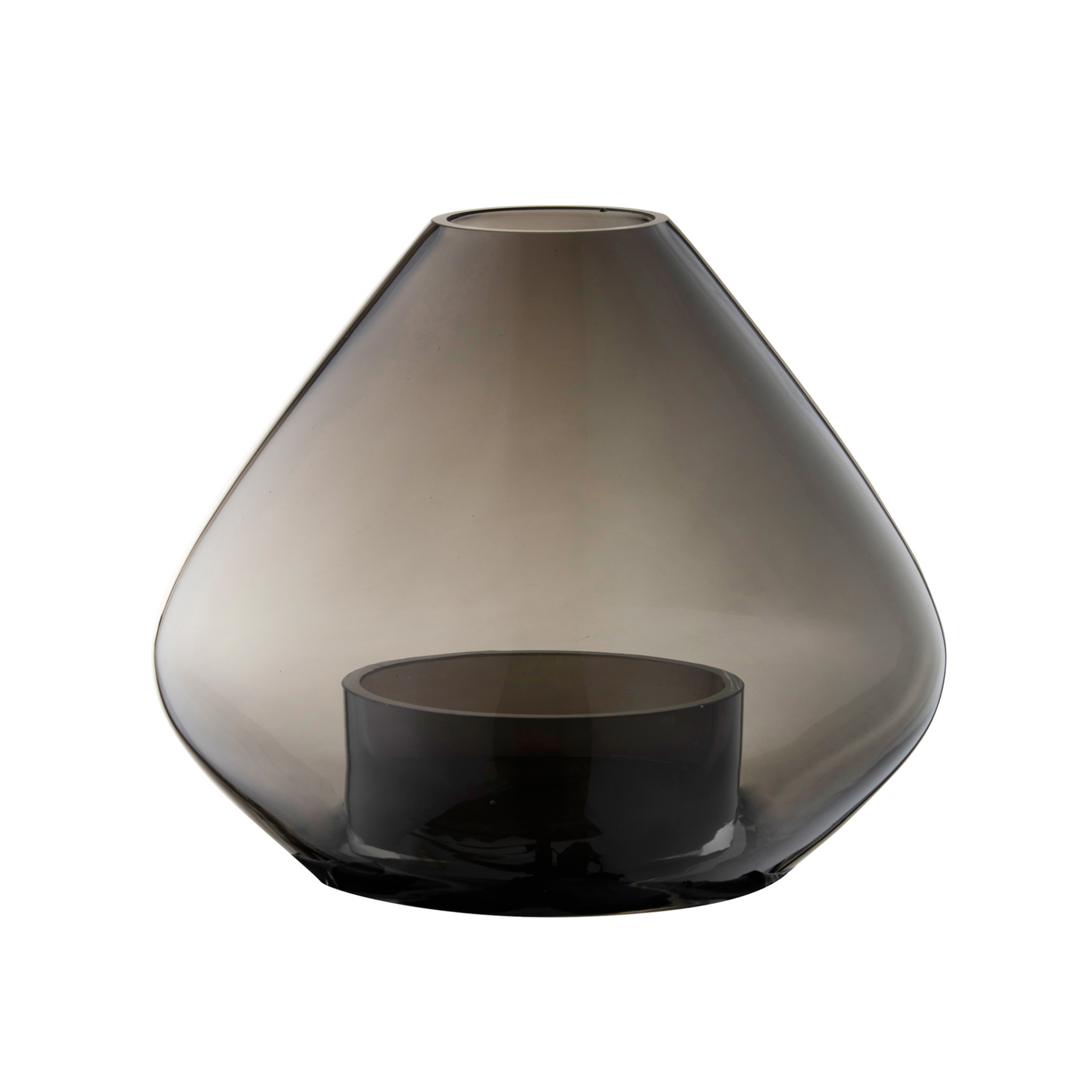 Lanterne/vase Uno H11,5 Noir - AYTM