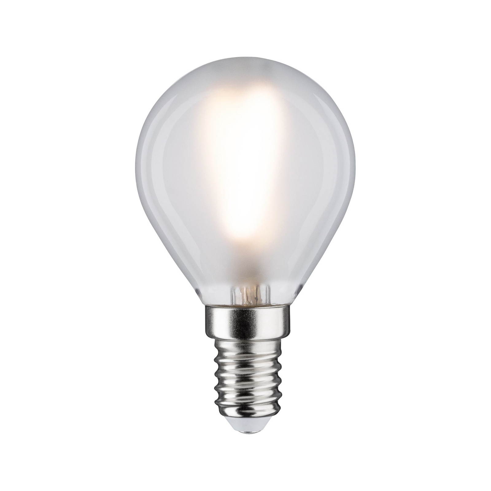 Pauleen teardrop LED bulb, filament, E14, 3 W, matt, 2,700 K