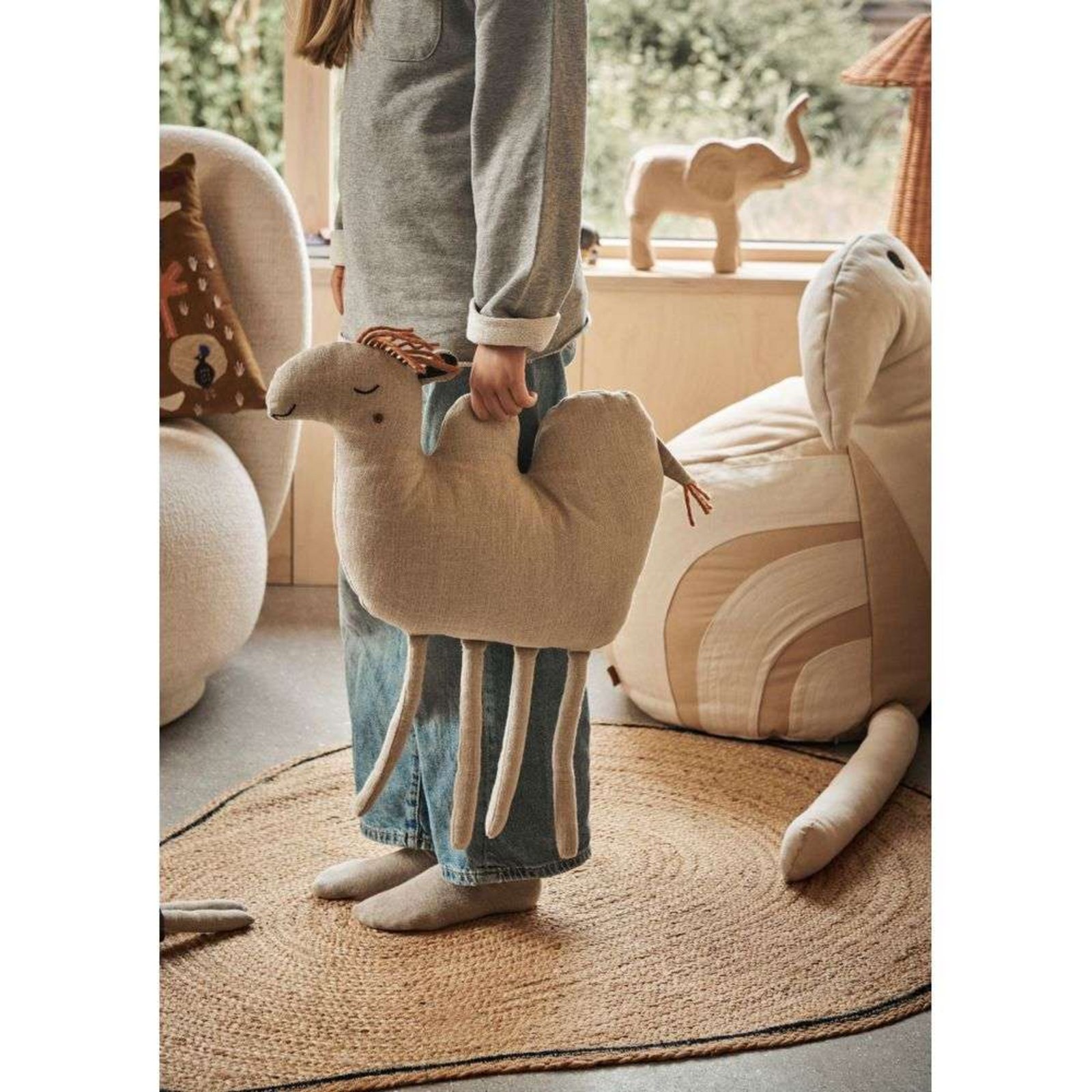 Camel Cushion Natural - ferm LIVING