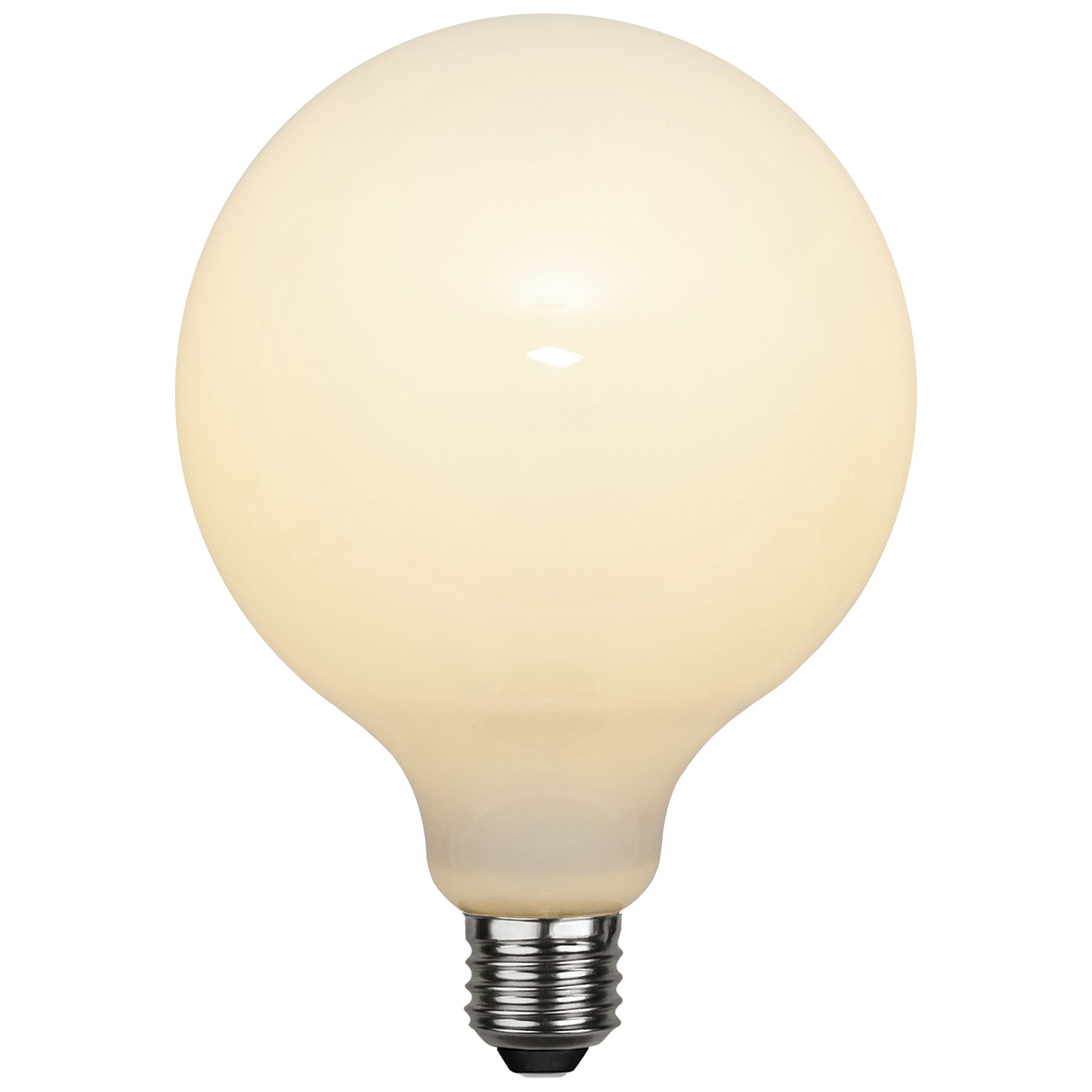 Globe LED bulb E27 G125 7.5 W 3-step dim, opal