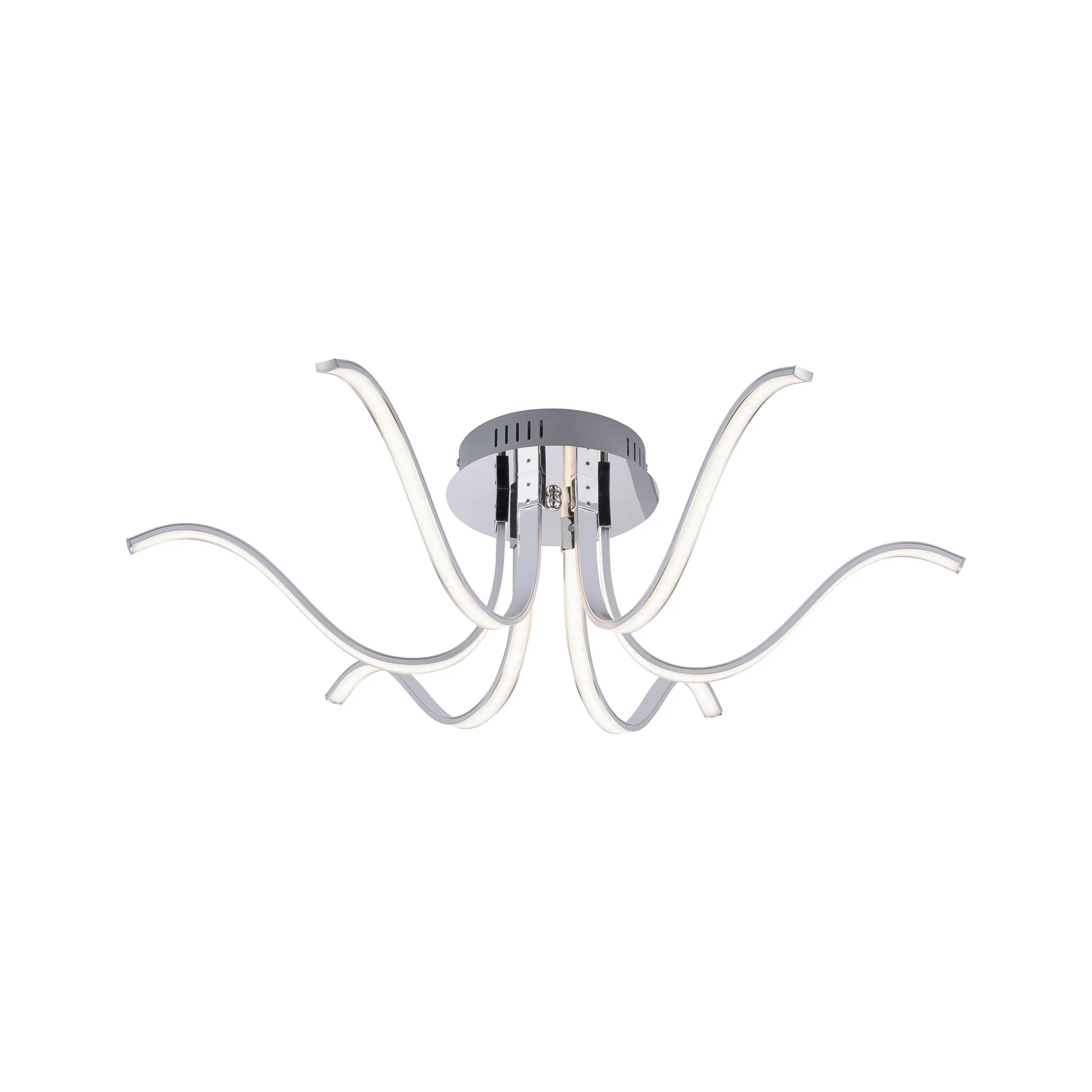 LED-taklampe Valerie 6-lampers Ø67cm i stål