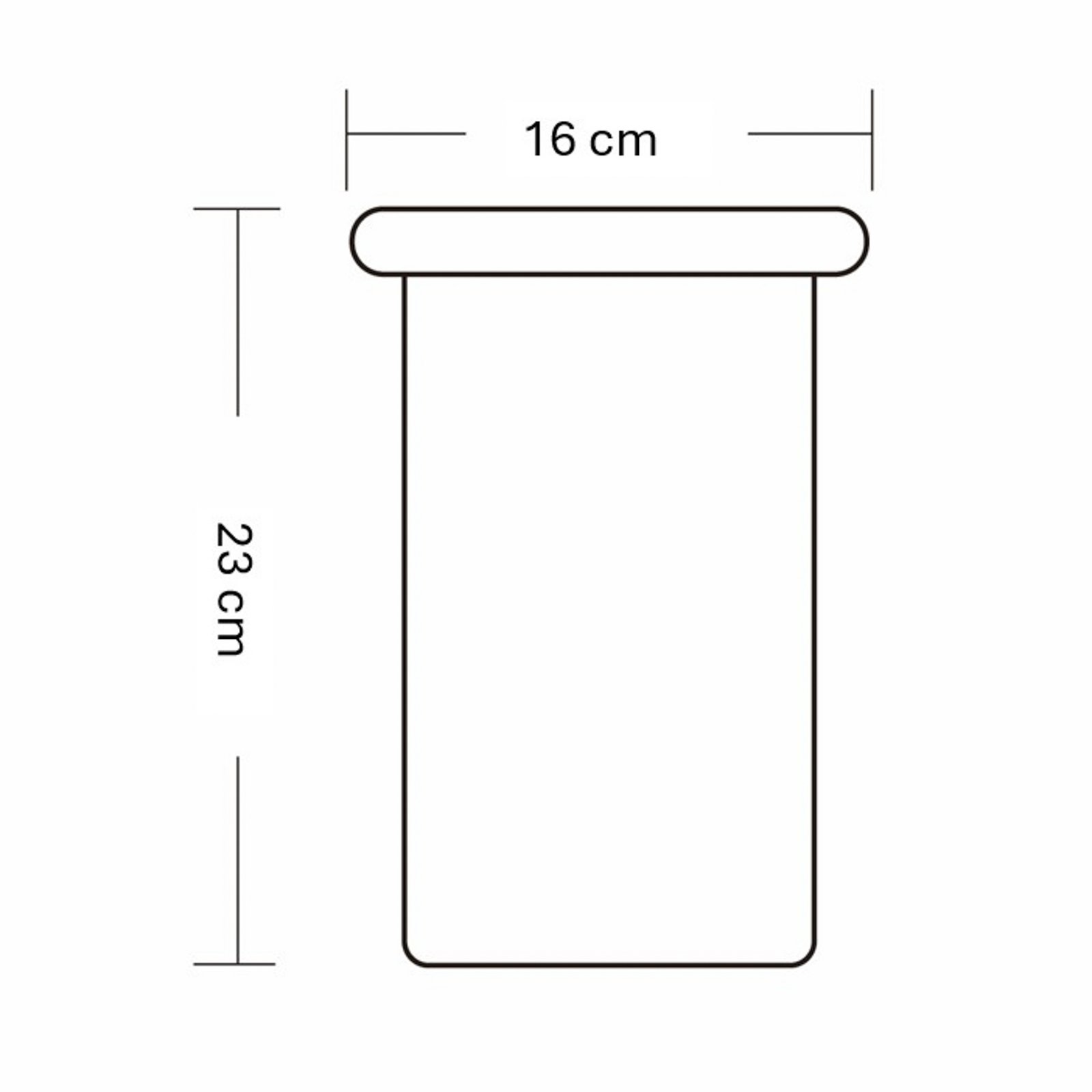 HDBuck Vase, blue, height 23 cm, glass - House Doctor
