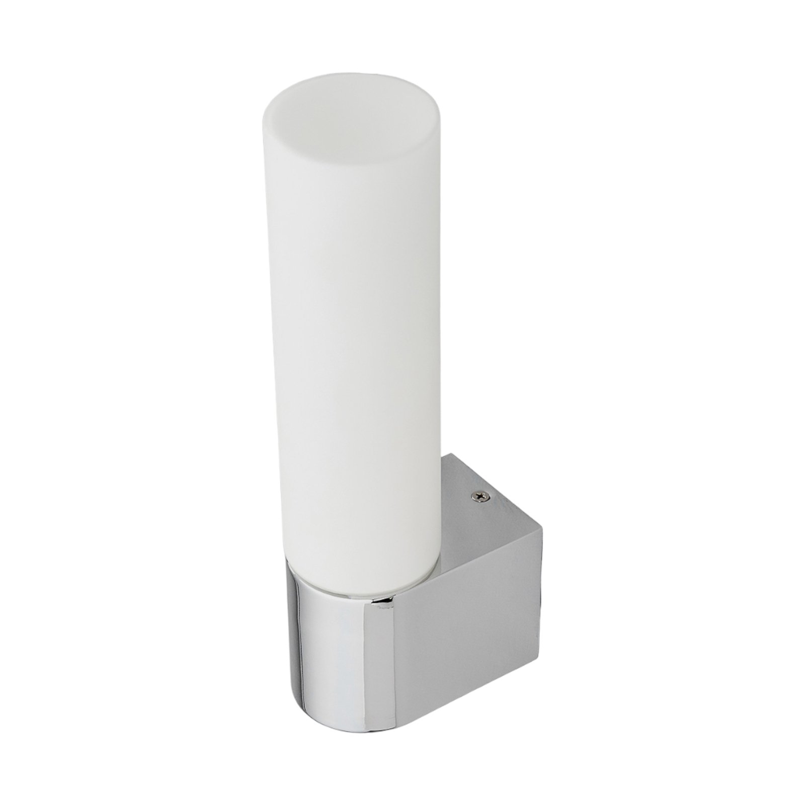 Melike Vägglampa Chrome/Satin White - Lindby