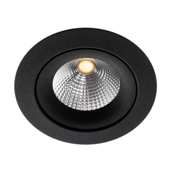 Lampenwelt SLC One 360° SunLike LED-Einbauleuchte schwarz 930