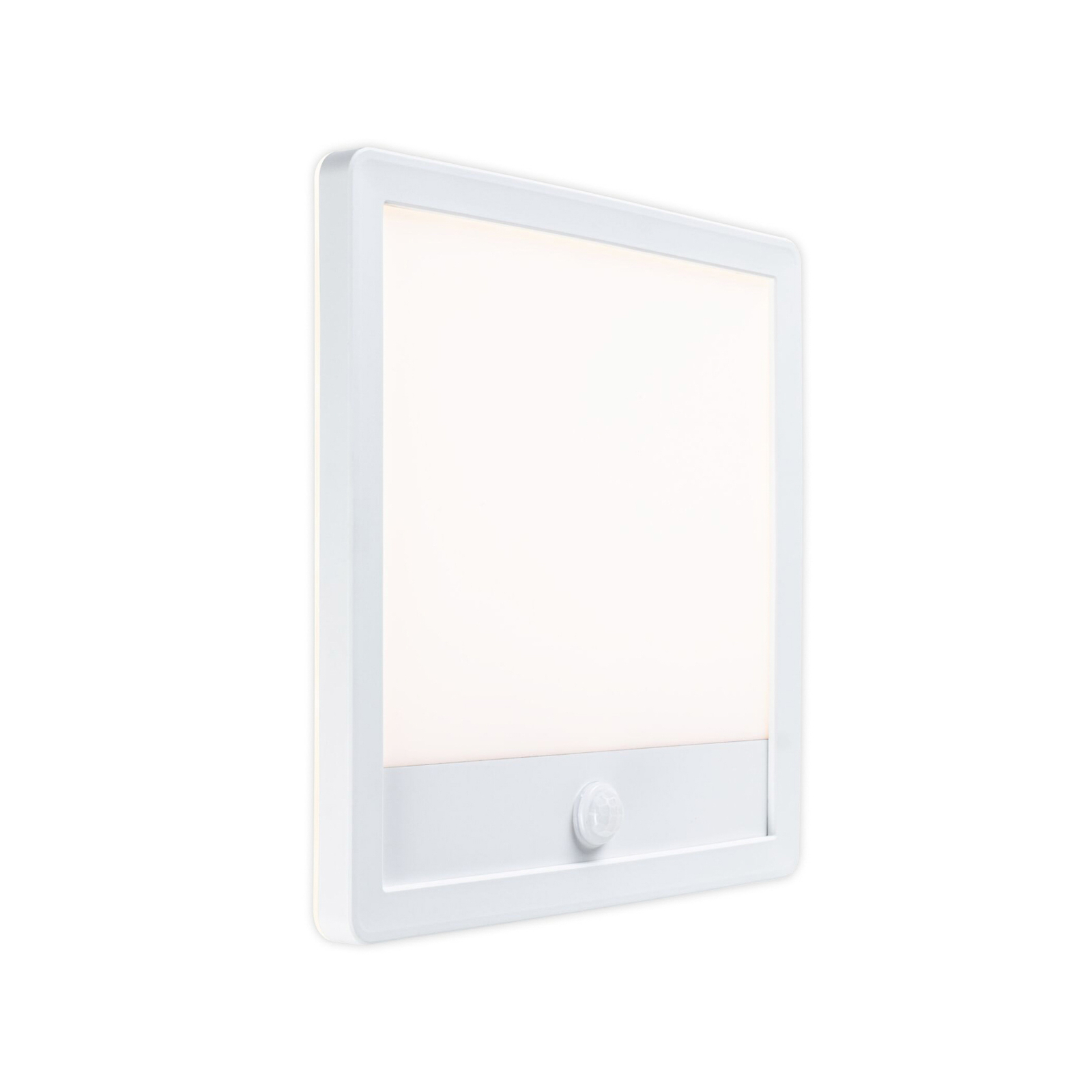 Lamina Aplique de Pared/Lámpara de Techo Exterior con Sensor Square SWR Blanco -
