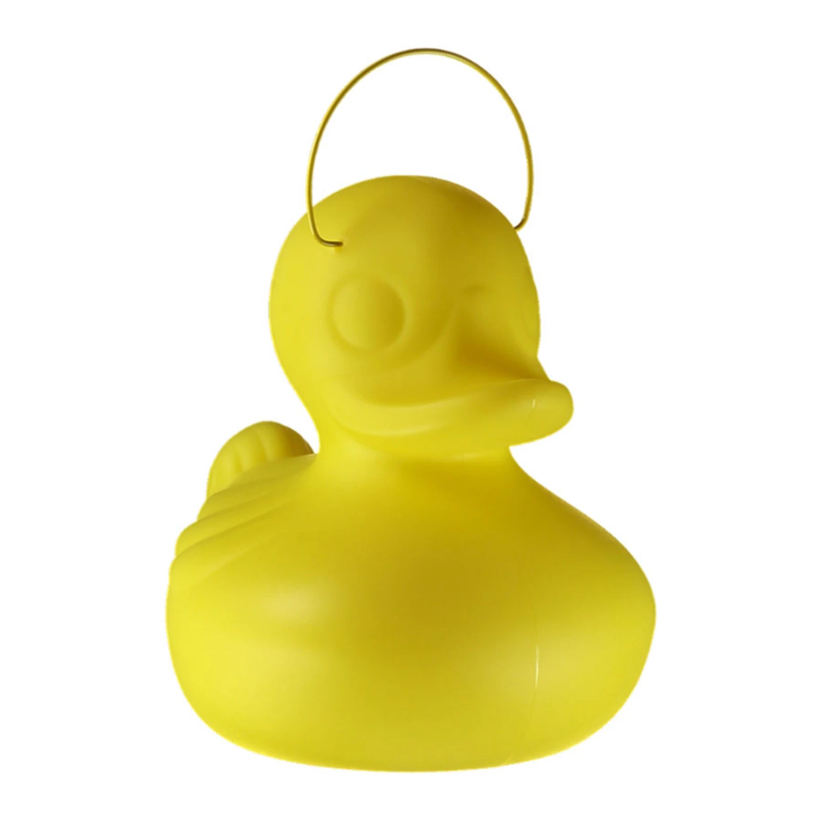 LED-designlampe DUCK-DUCK S for utendørs bruk i gul farge