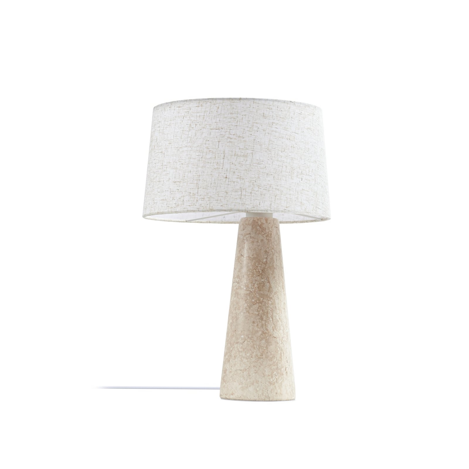 Peyton-pöytävalaisin, marmorikuvioinen beige/beige, 48 cm – Lucande Peyton-pöytävalaisin, marmorikuvioinen beige/beige, 48 cm – Lucande