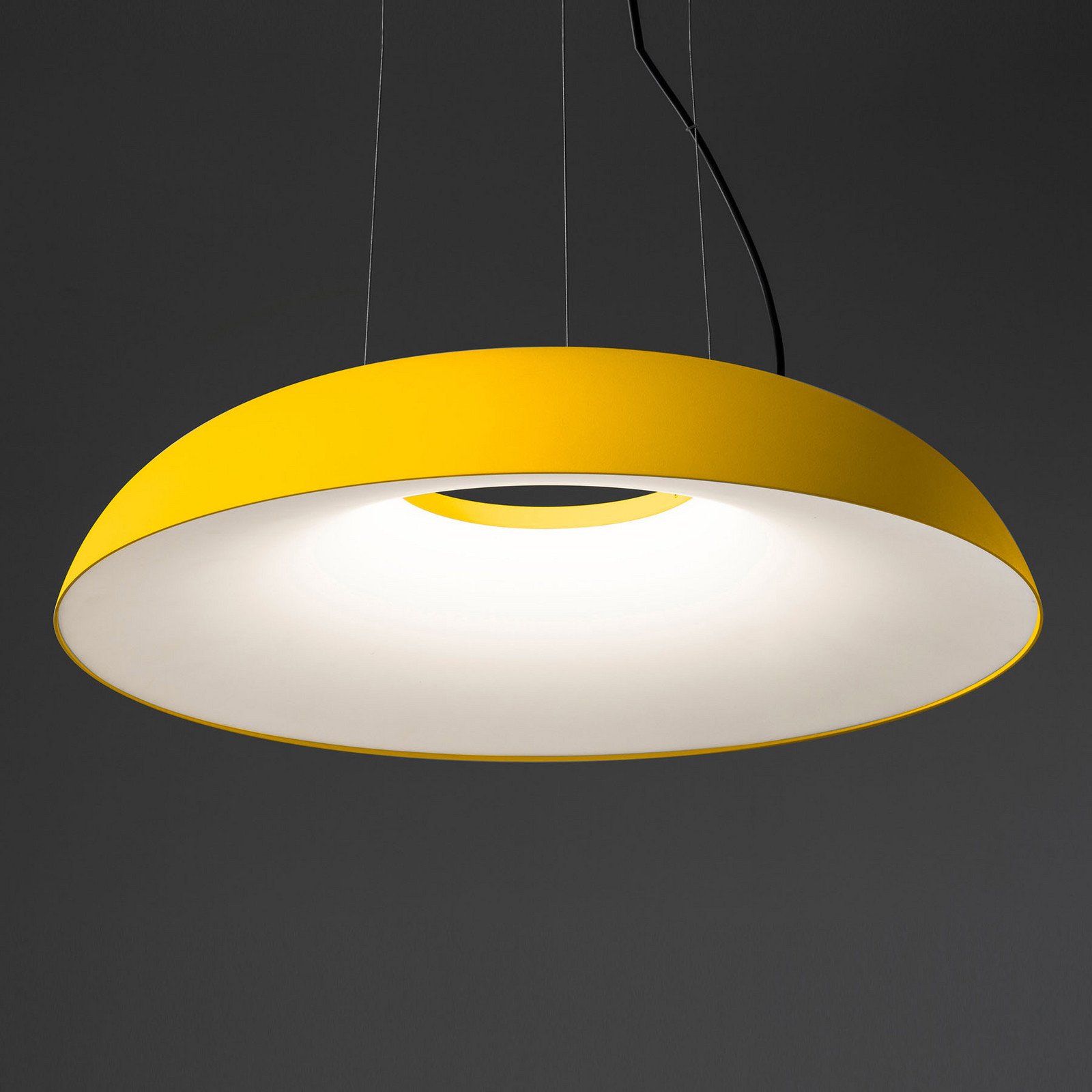 Martinelli Luce Maggiolone pendul 930 85cm galben