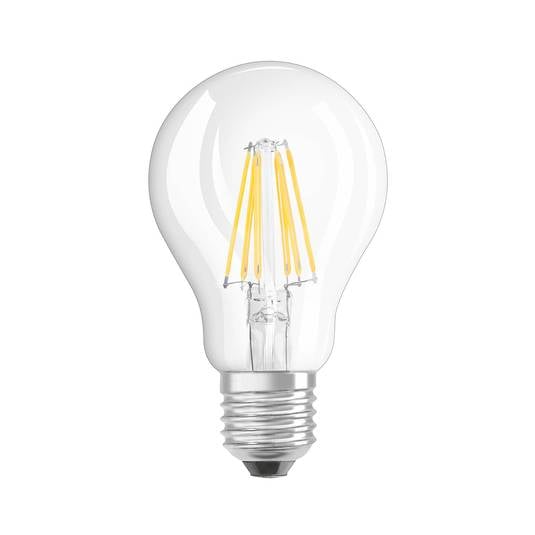 OSRAM LED lempa E27, 6,5 W, universali balta, 806 liumenų