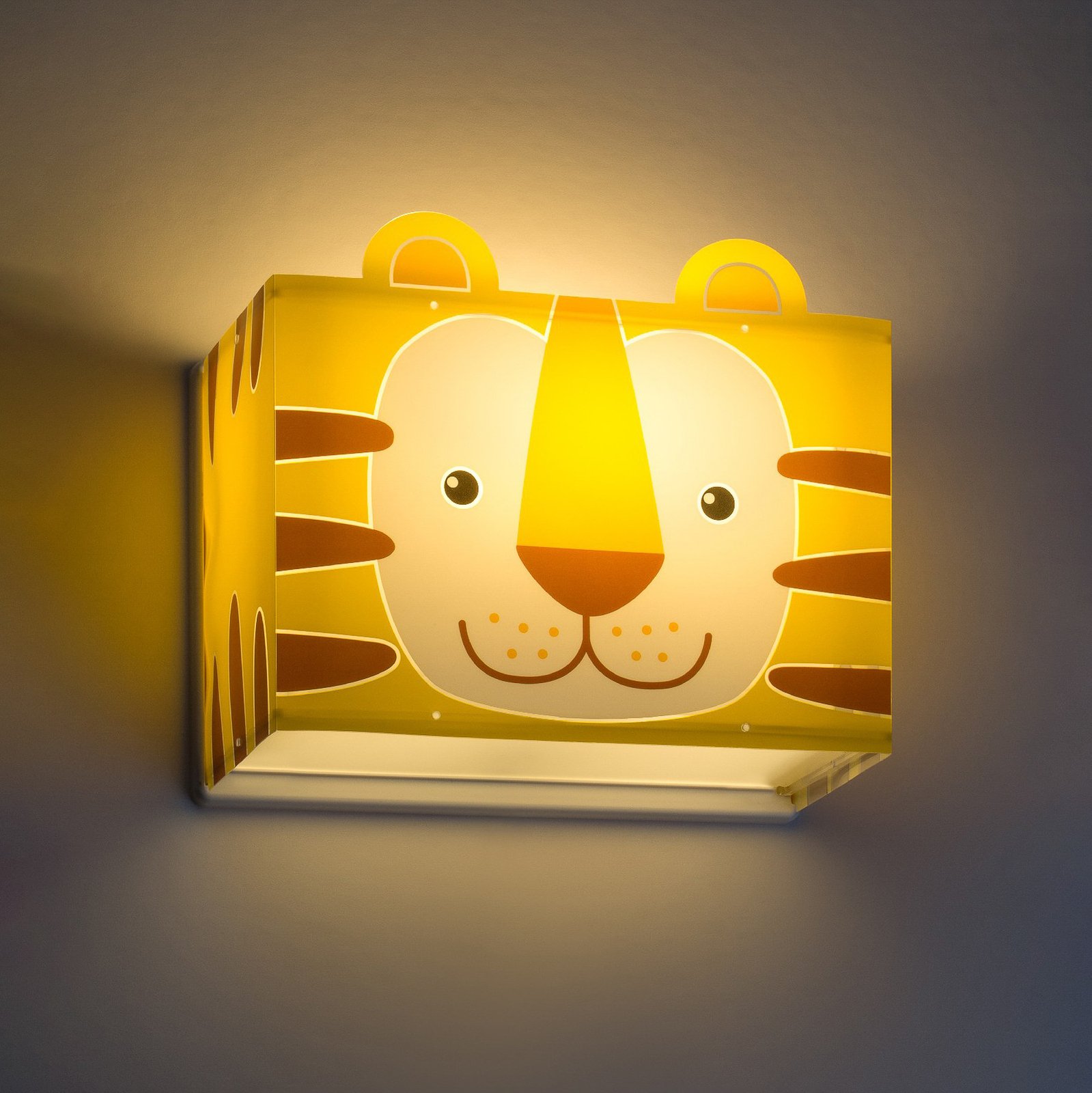 Little Tiger wandlamp voor kinderen met stekker