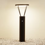 Lucande Lampada solare a LED per vialetto Elario, 80 cm, CCT, sensore