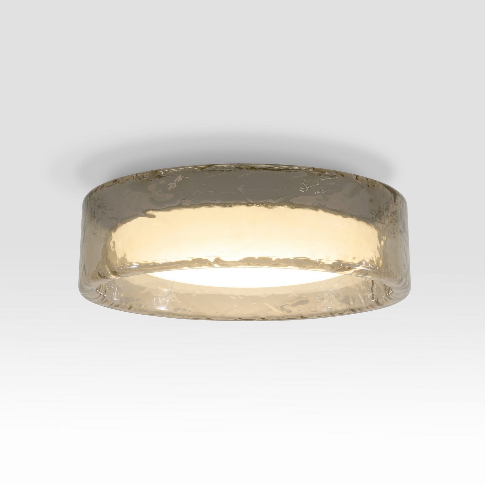 MARSET LED-Deckenlampe Ringo, Ø 70 cm, rauchgrau Kunststoff