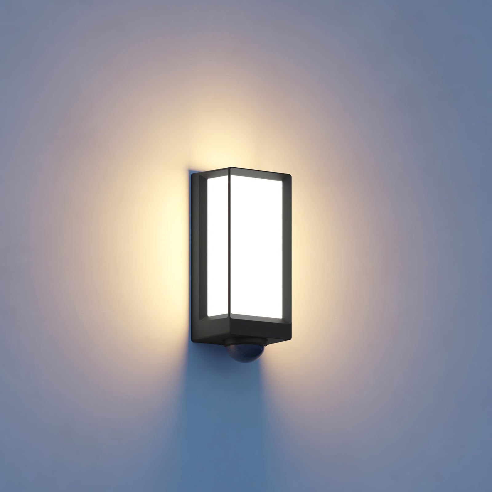 L42 SC Applique da esterno con sensore intelligente, antracite - STEINEL