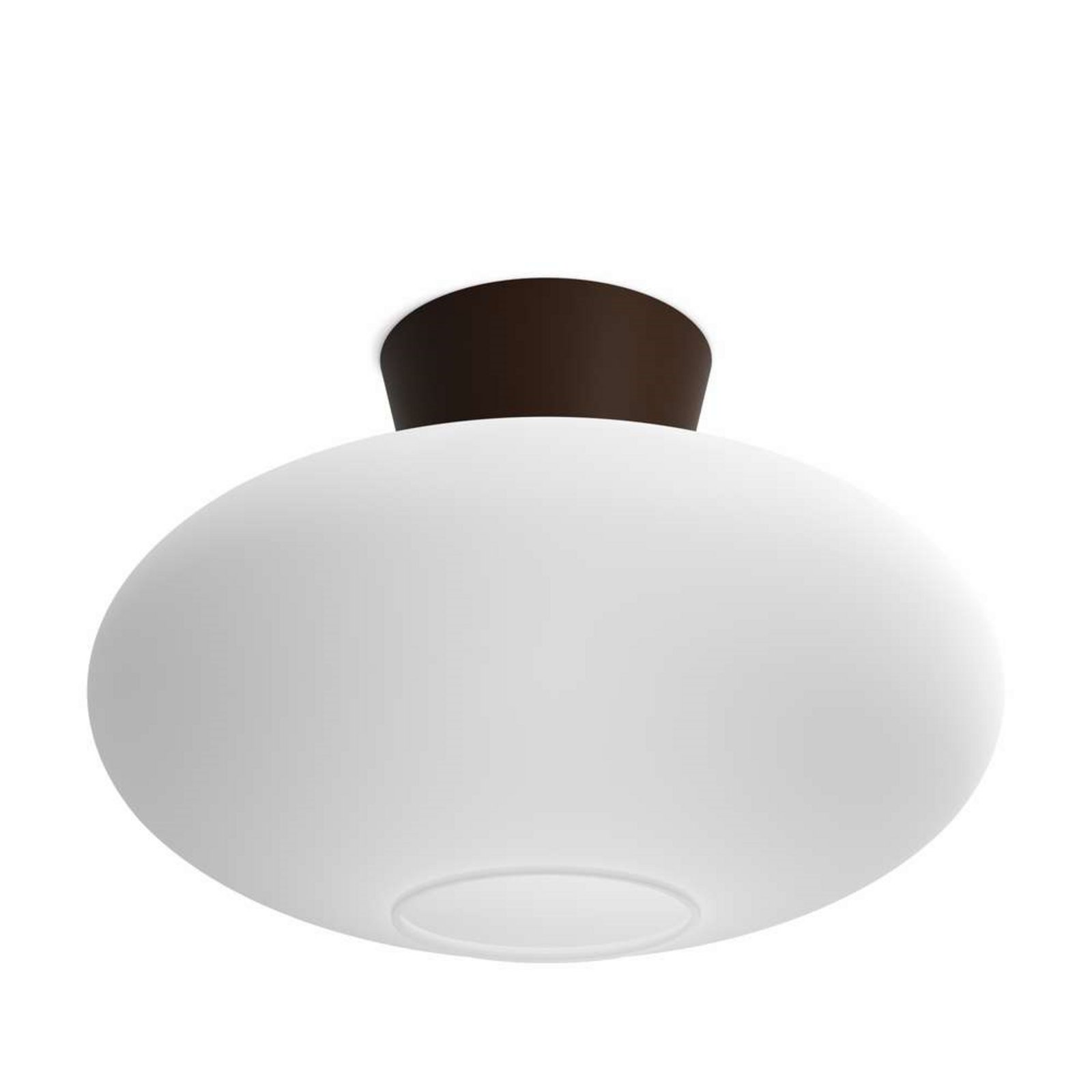 Bullo Ceiling Lamp XL Ø38 Oxid/Opal - Belid