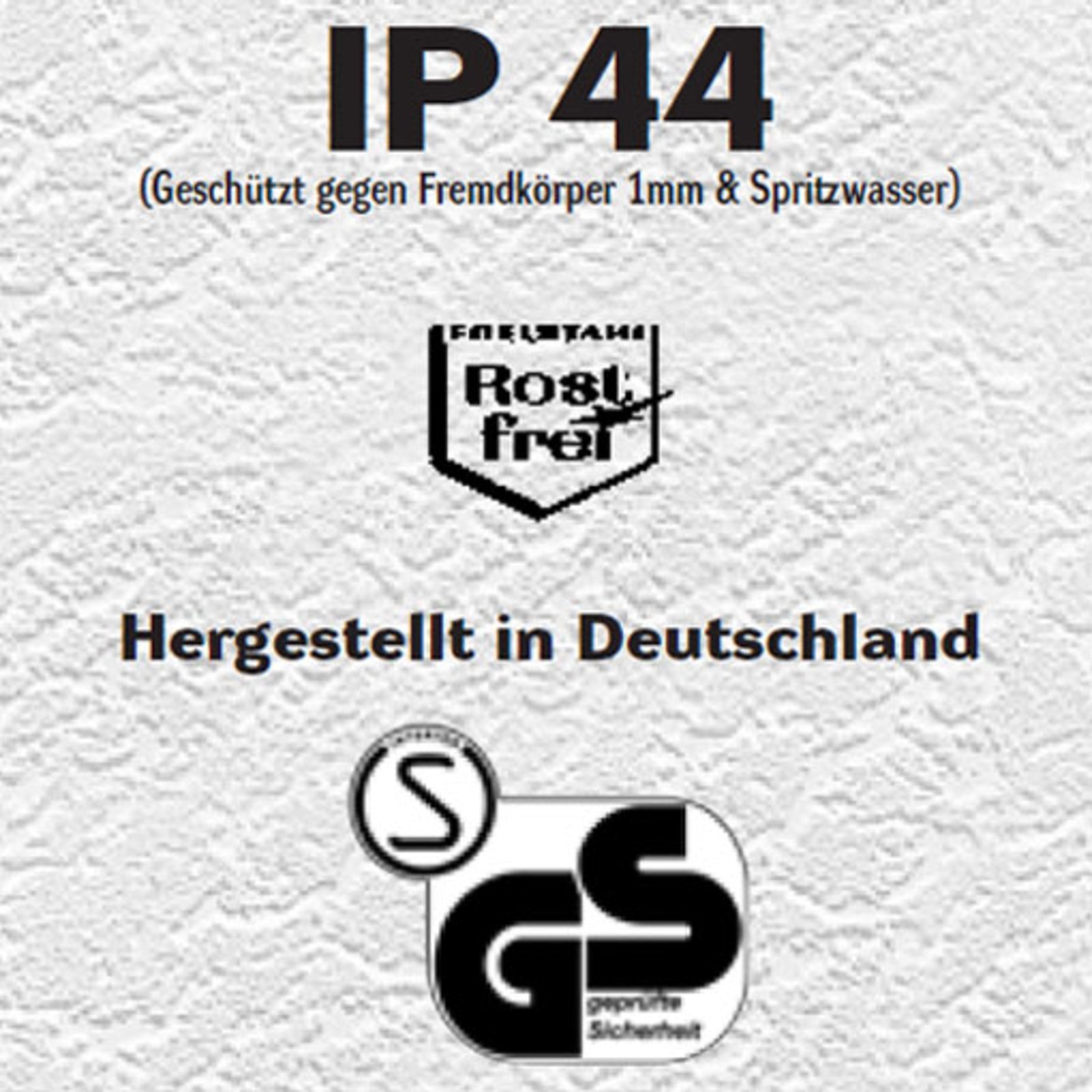 CMD Lija Decorative Exterior Wall Lamp excl Sensor, Stainless steel, glass, E27, 60 W, energy efficiency: A++, W: 16 cm, H: 40 cm