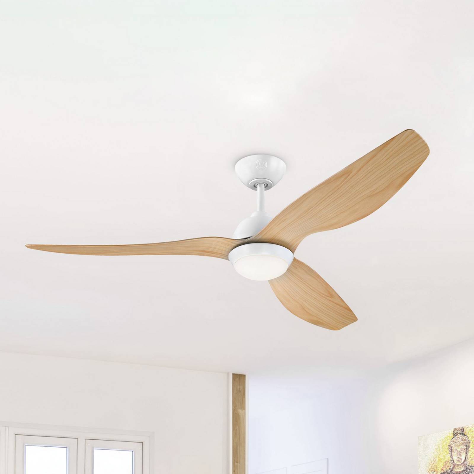 Ventilateur de plafond LED Westinghouse 7316140, DC, silencieux, 132 cm