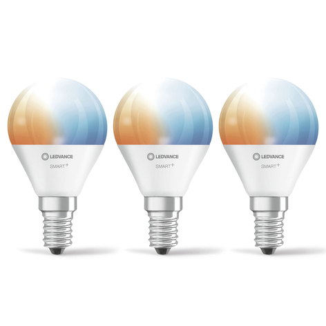 LEDVANCE SMART+ WiFi E14 5W dråbe CCT 3 stk