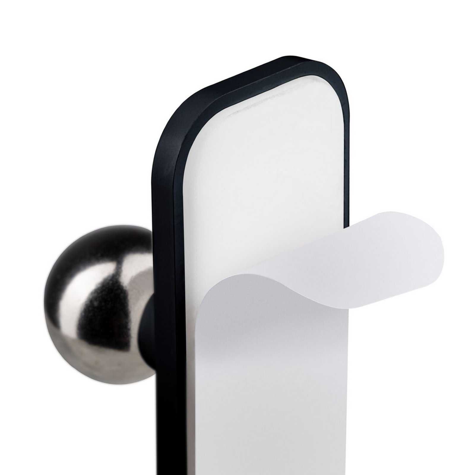 Lampa de masă cu baterie LED Paulmann Varia, negru, 37 cm dimabil CCT