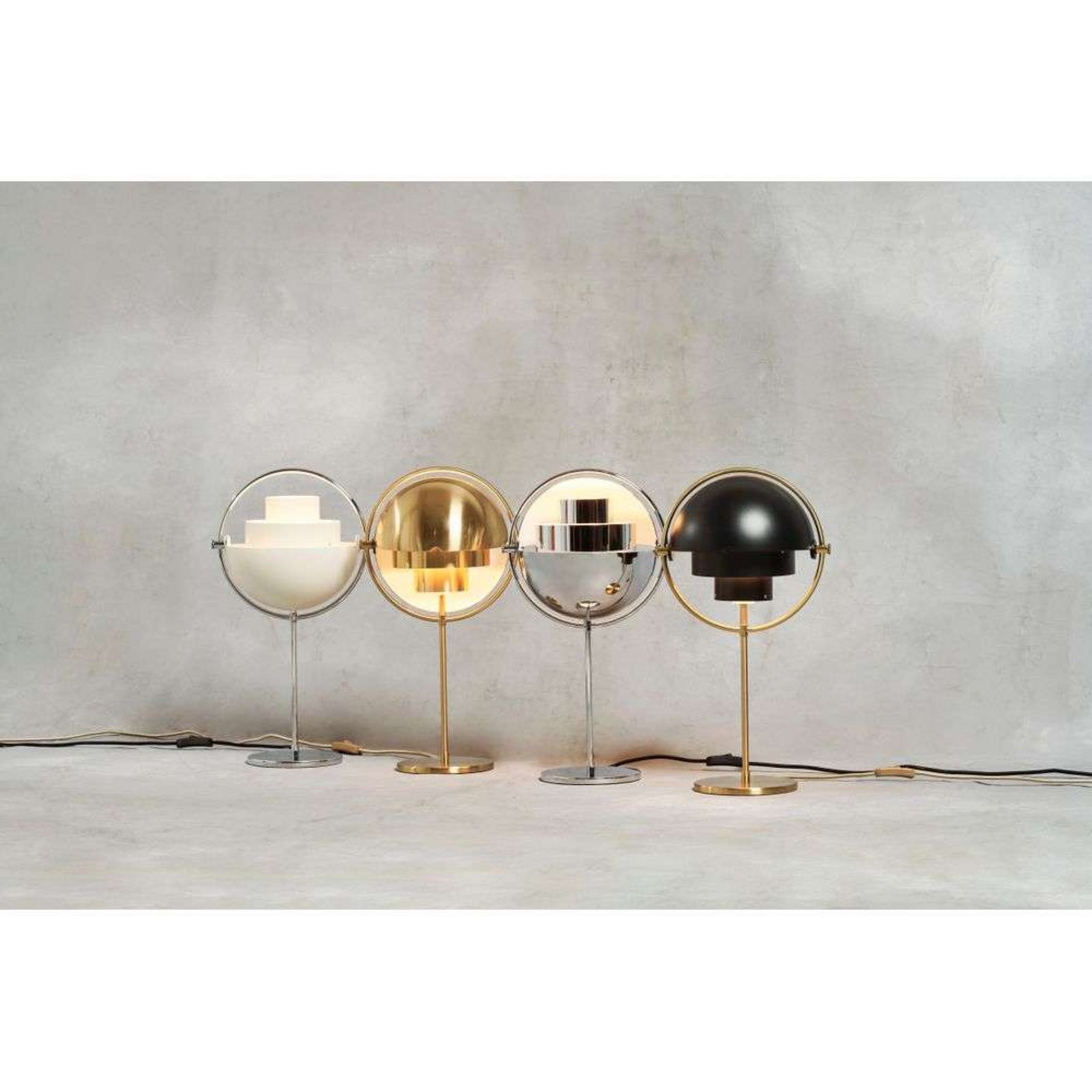 Multi-Lite Lampă de Masă Brass/White - GUBI