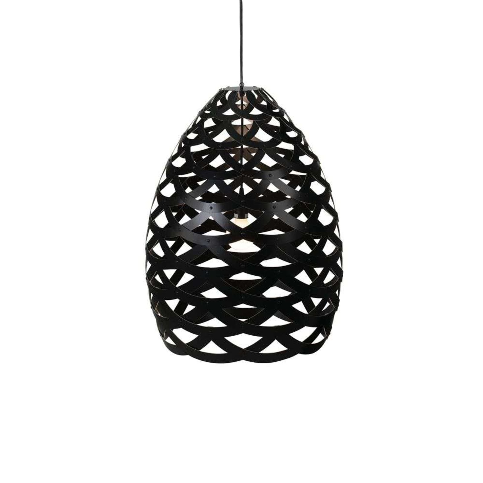 Tui Závěsná Lampa Ø95 Black 2 Sides - David Trubridge