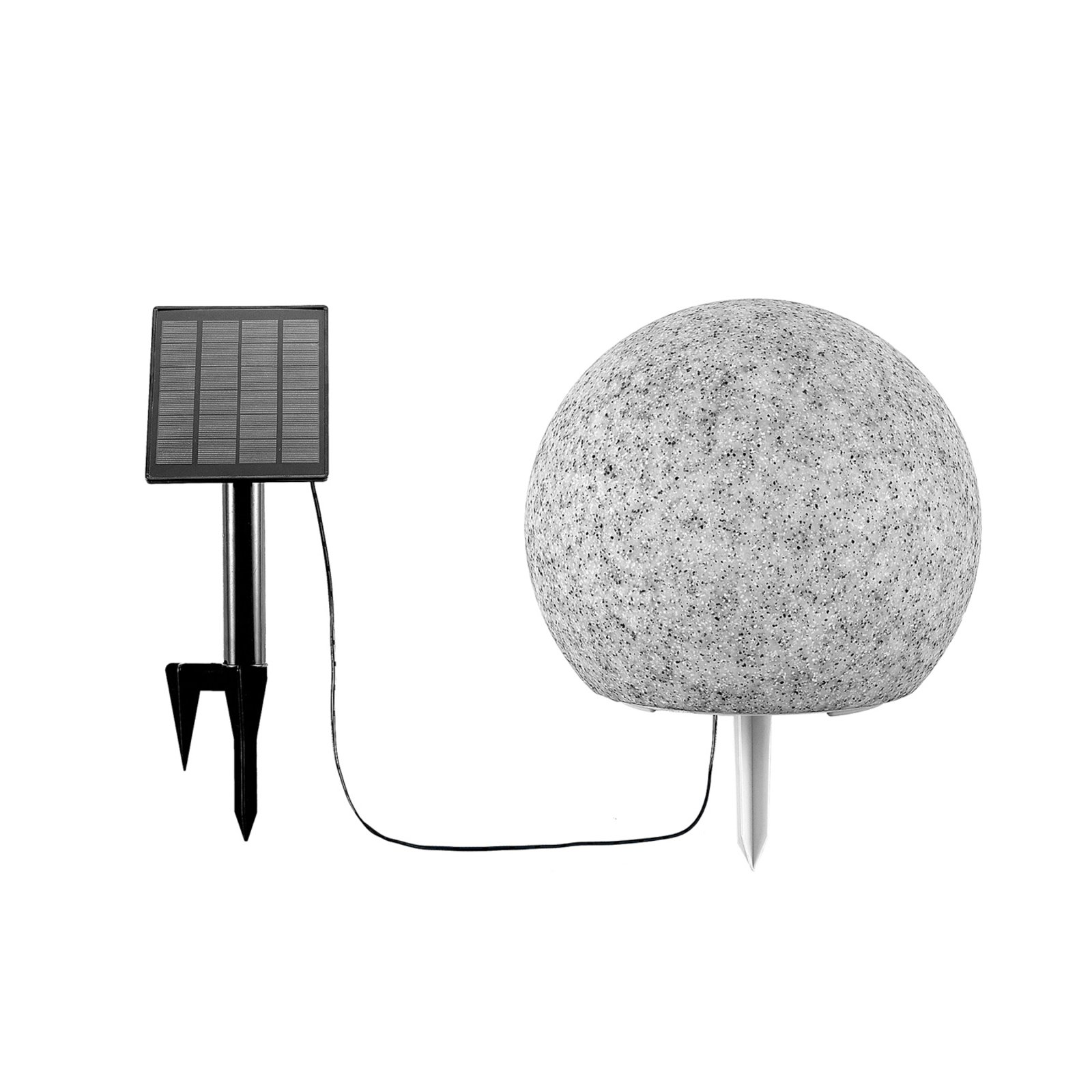 Lindby Hamela plafonnier solaire LED, RVB, 20 cm