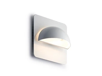 Rørhat Utendørs Vegglampe w/Backplate Hvit - LIGHT-POINT