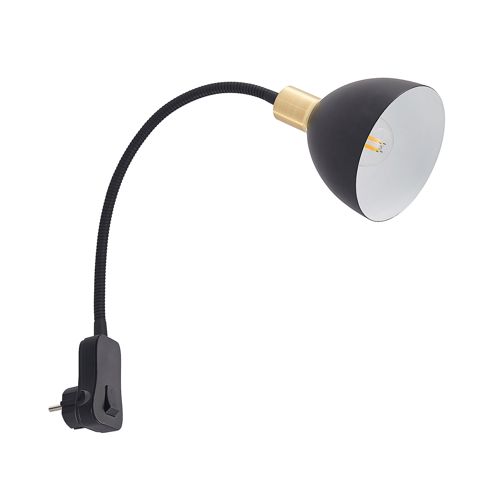 Lindby Genora Steckdosenlampe mit Flexarm