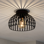 EGLO Mogano 3 φωτιστικό οροφής, κλουβί, Ø28cm