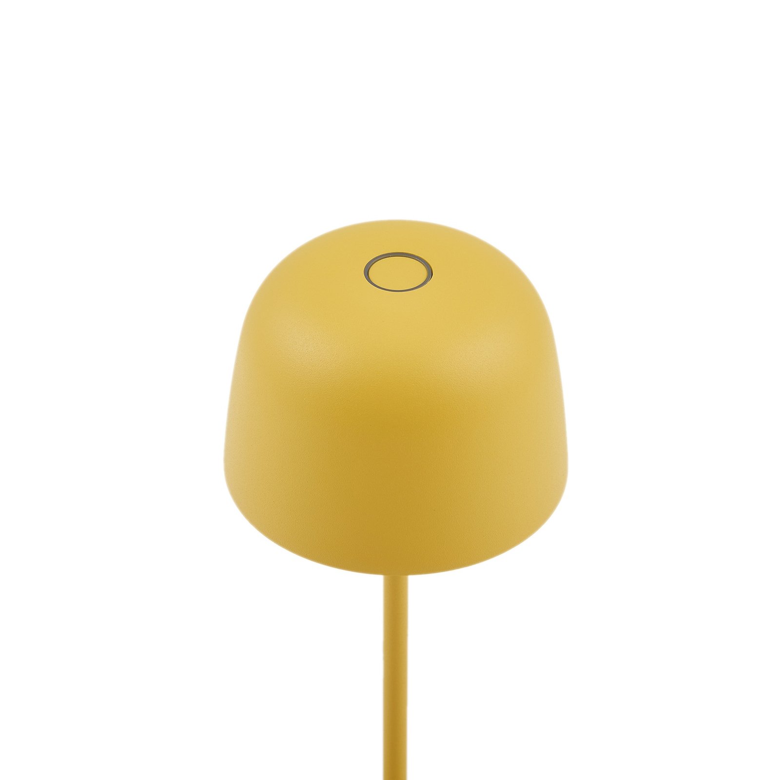 Lindby Arietty LED battery-powered table lamp, yellow, dimmable, IP54