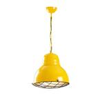 Saglam 3729 hanglamp, geel, ijzer, Ø 32 cm