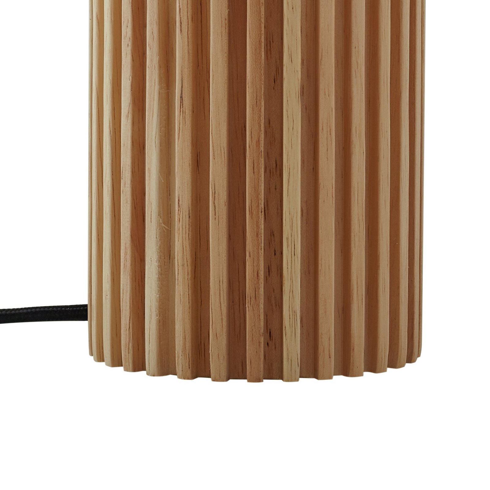 Kimiko stolová lampa výška 38 cm textil drevo - Lindby