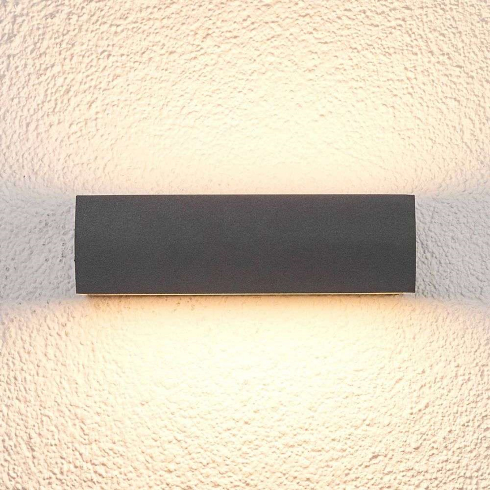 Lissi Buiten Wandlamp IP54 Dark Grey - Lucande