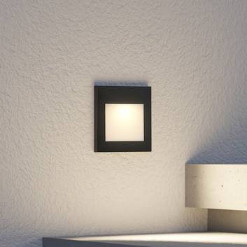 Arcchio Yariki LED recessed wall lamp, black