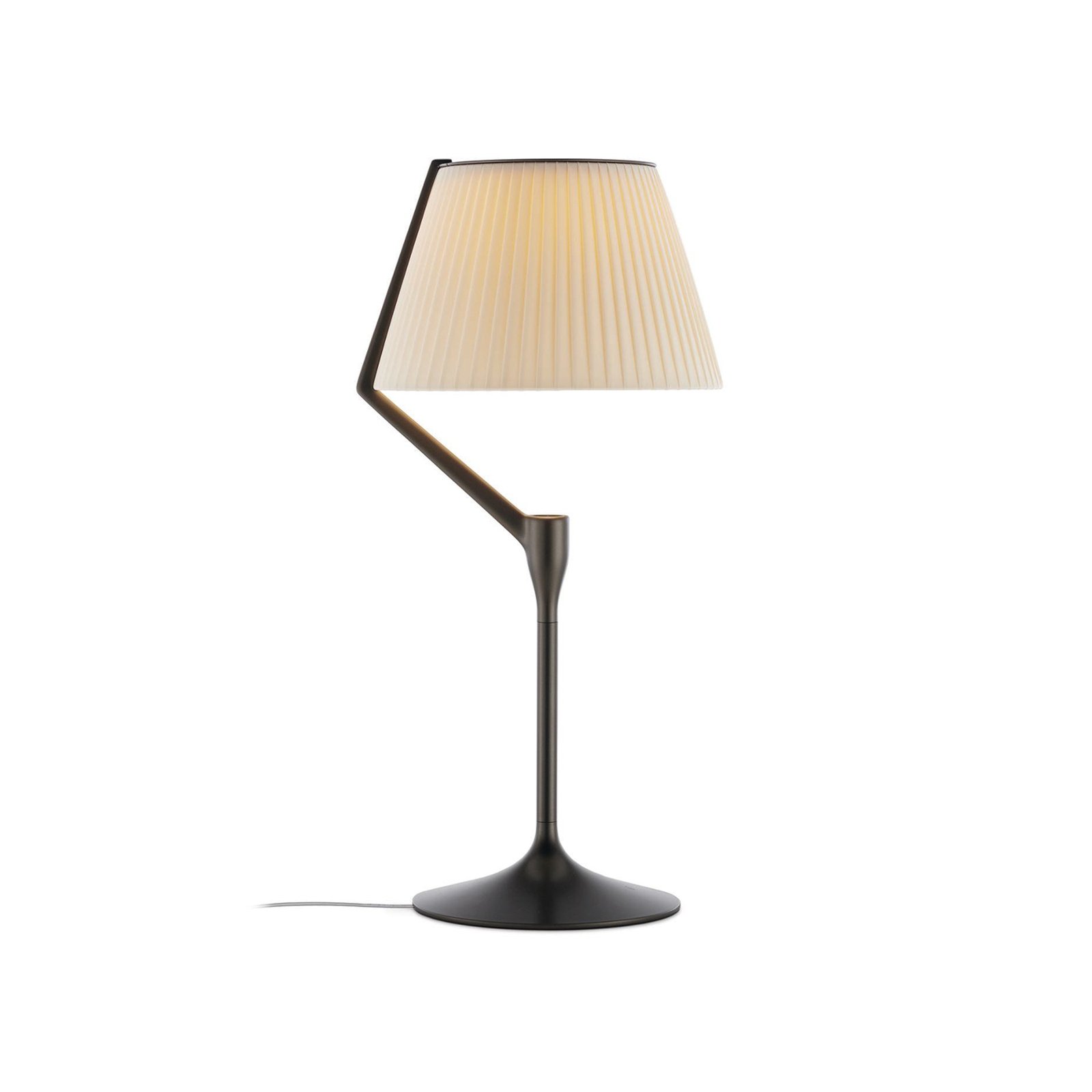 Stolná LED lampa Kartell Angelo Stone, titánová, stmievateľná