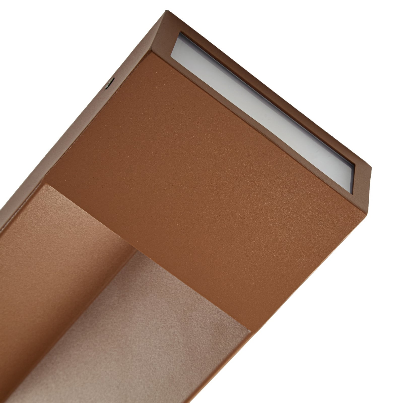 Kaholo vanjska zidna LED svjetiljka, CCT, aluminij, IP44, smeđa, četvrtasta - Kaholo vanjska zidna LED svjetiljka, CCT, aluminij, IP44, smeđa, četvrtasta -