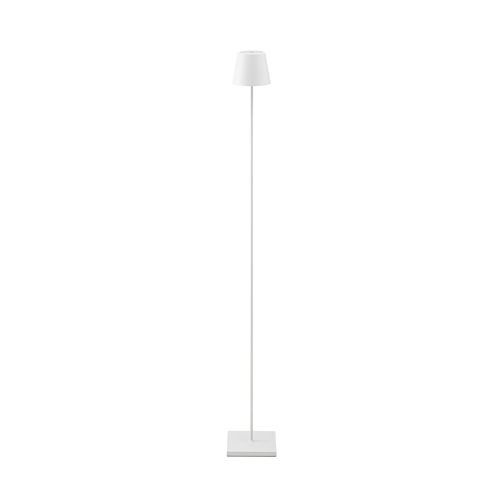 Επαναφορτιζόμενη λυχνία δαπέδου LED Nuindie IP54 120 cm στρογγυλό USB-C