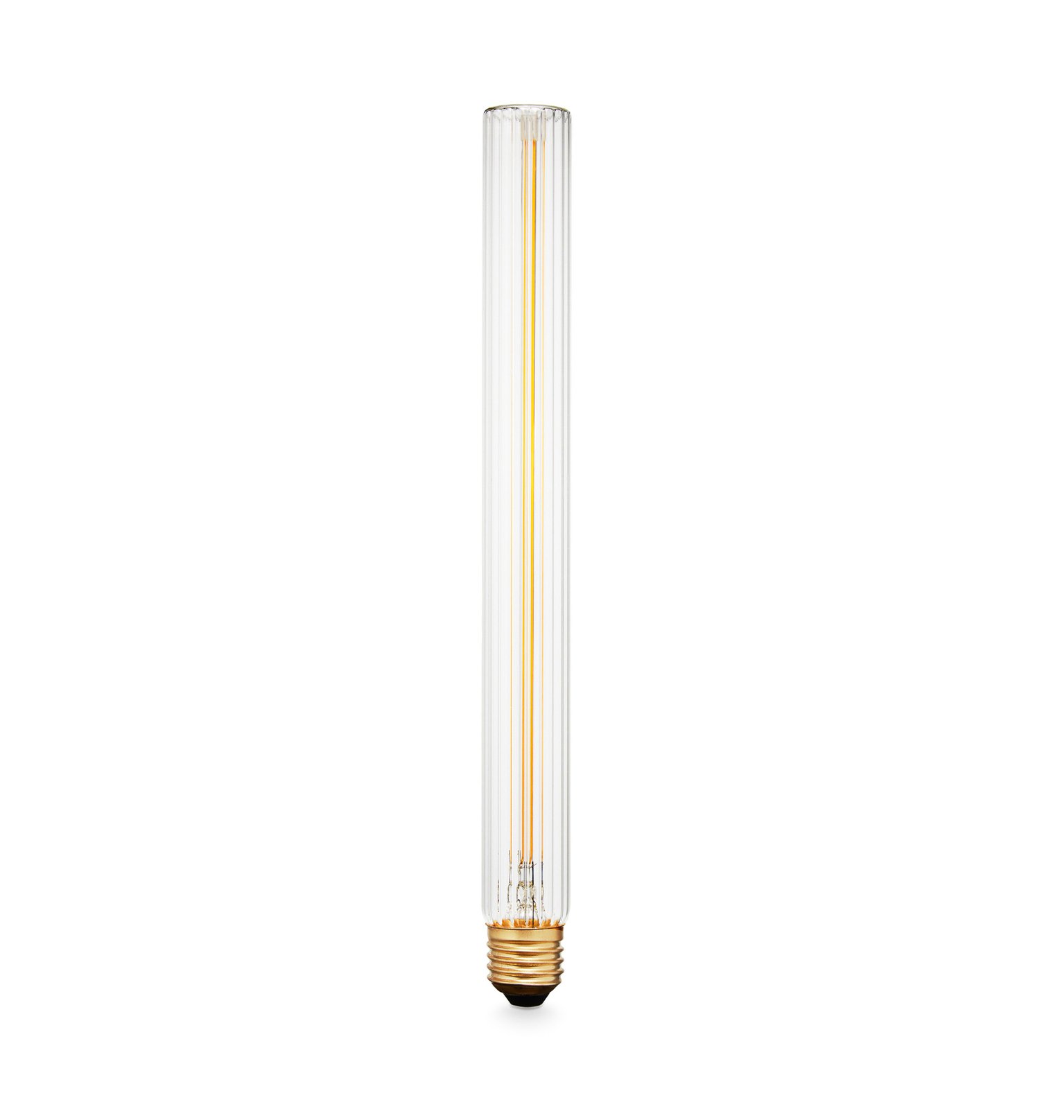 Ampoule tubulaire LED Tube 300 Plissé, E27, 4 W, 2.200 K, intensité