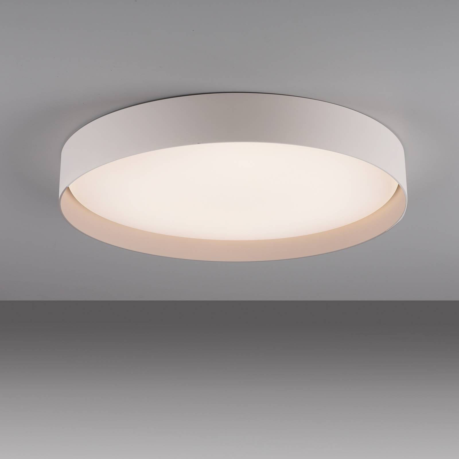  Schöner Wohnen Schöner Wohnen Tavoli Led Ceiling Light, Beige, ø 49 Cm, Metal, Cct, Dimmable 
