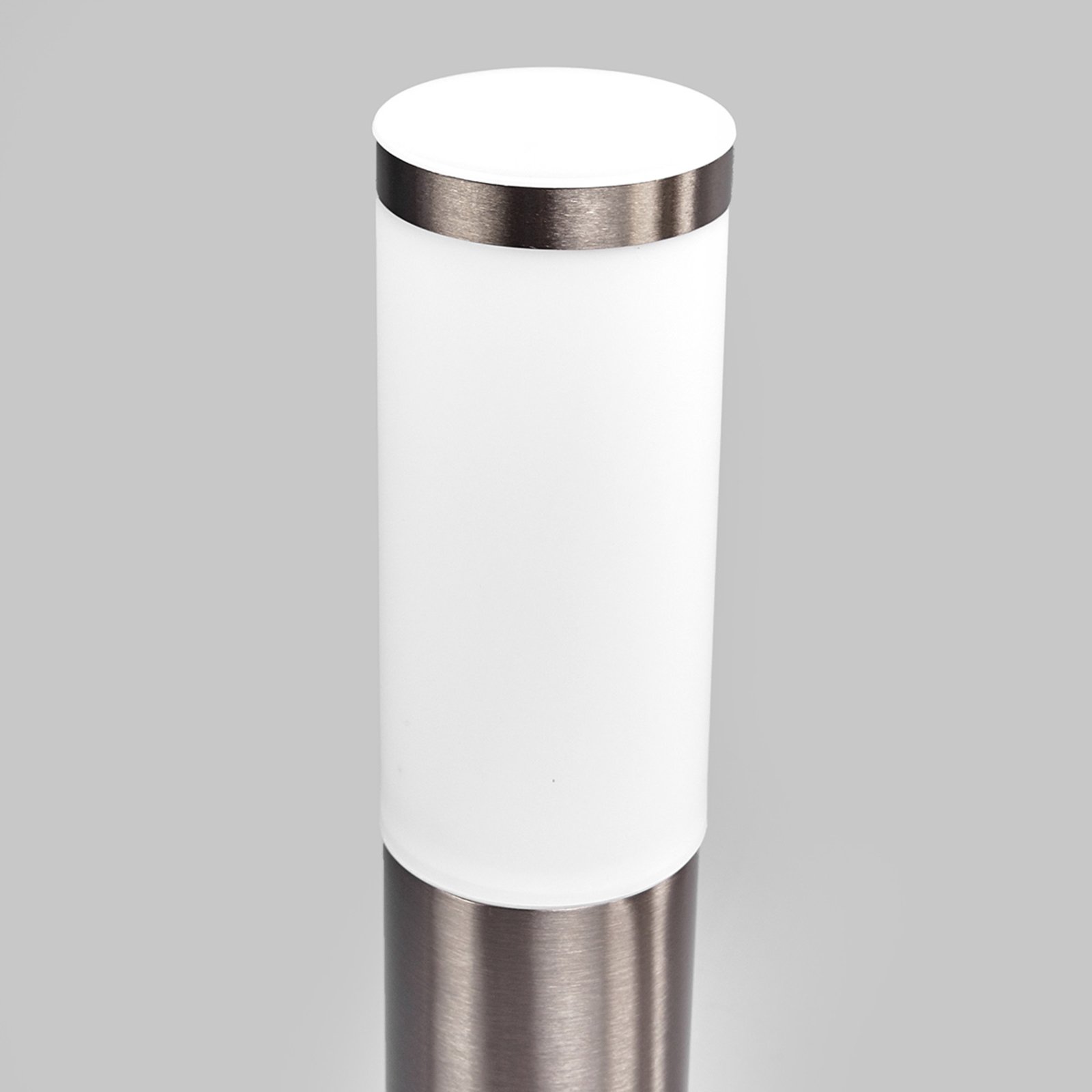 Kristof Lampa Ogrodowa Stainless Steel - Lindby