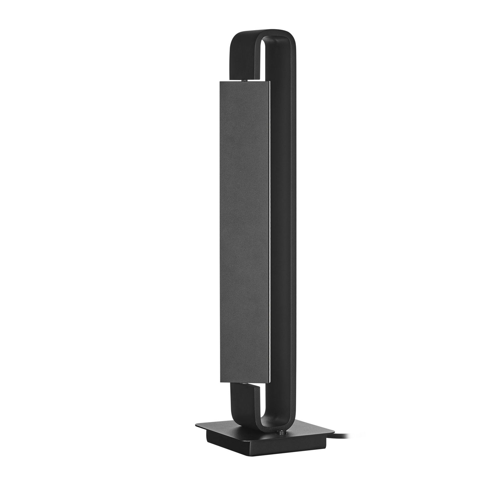 LED stolní lampa Box, otočná, černá