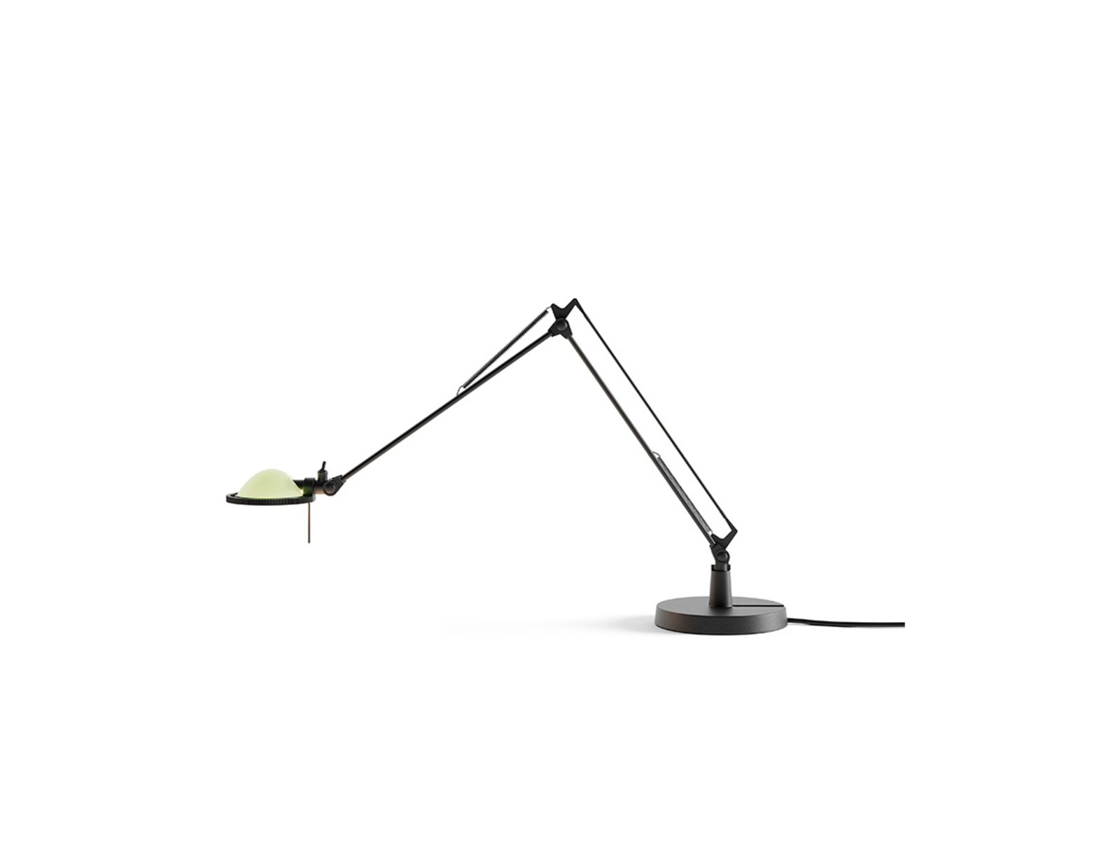 Berenice Stolní Lampa 30x30 Sage Green Glass/Black - Luceplan