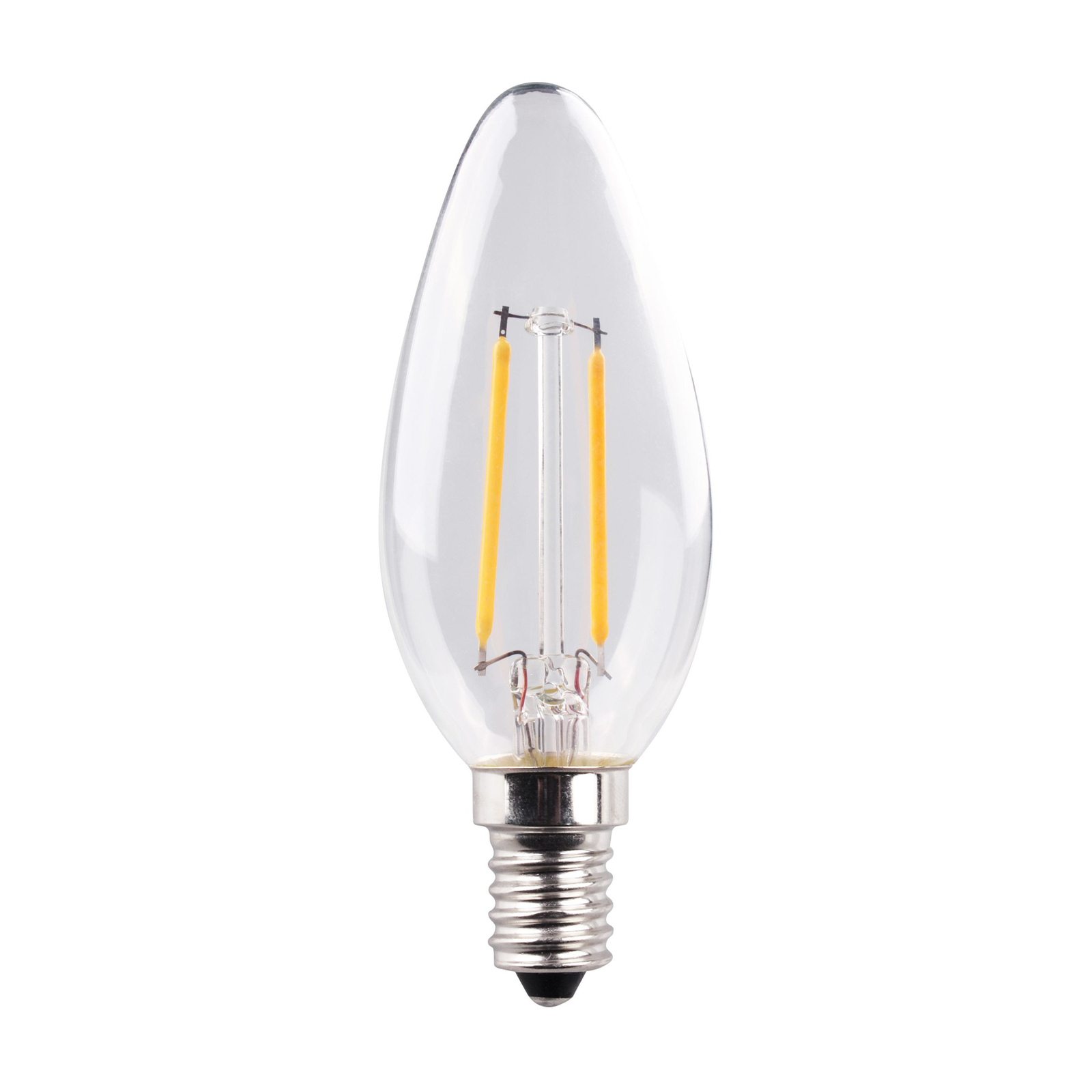 Müller Licht Bougie LED E14 2,2 W filament 2.700 K clair 2pcs