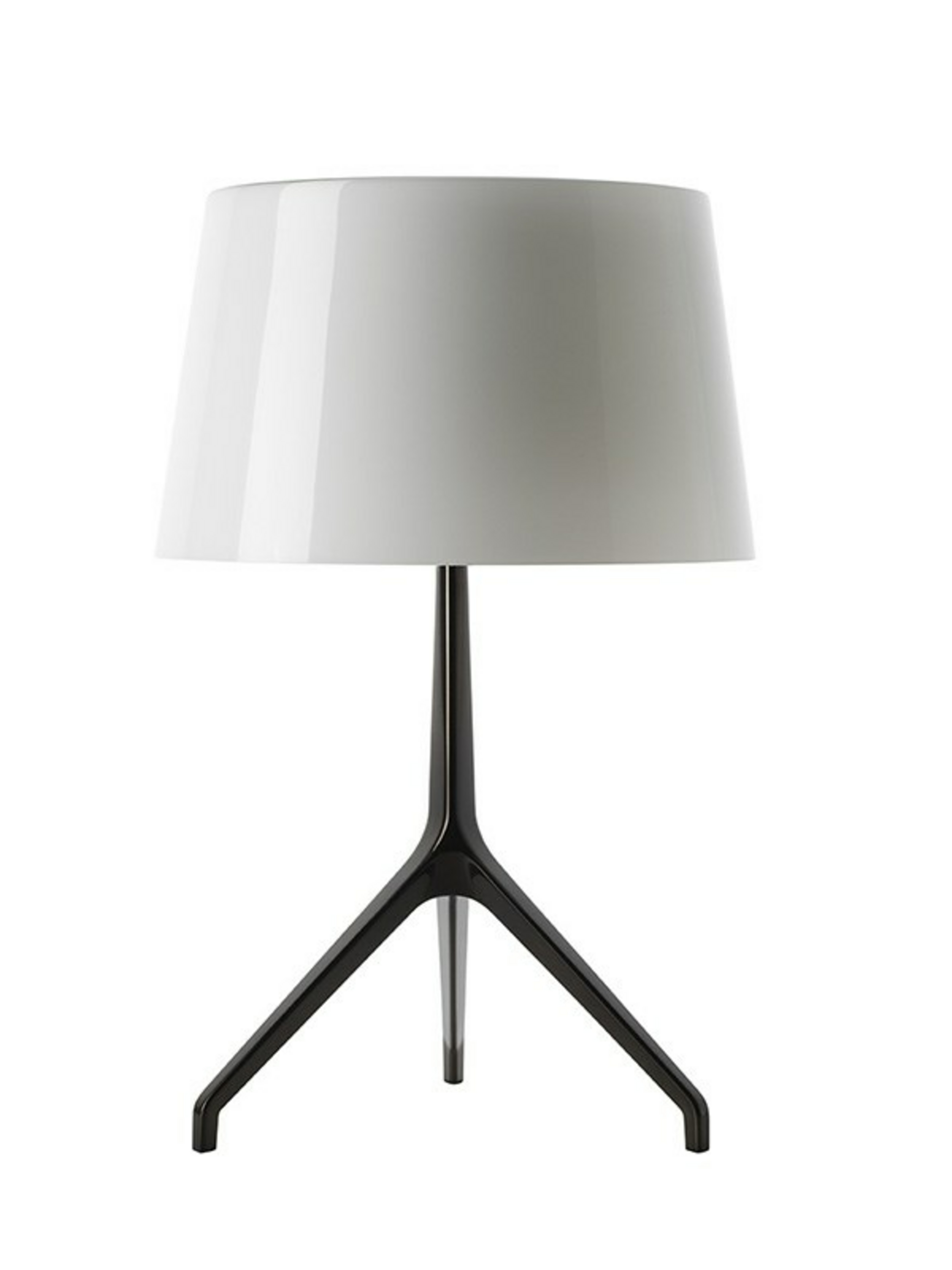Lumiere XXS Tischleuchte Schwarz Chrom/Weiß - Foscarini